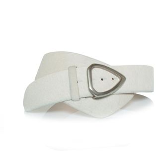 Isabel Marant Isabel Marant Pre-owned Womens Link chain ponyskin belt - White Leather - One Size