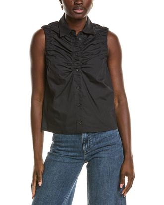 Rag & Bone Georgina Ruched Shirt