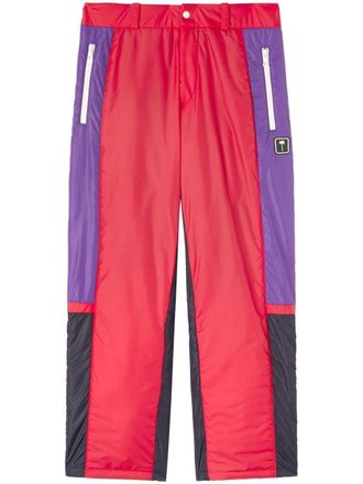 Palm Angels Skibroek met colourblocking - Rood