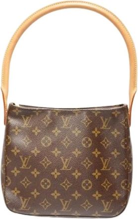 Louis Vuitton Pre-owned Shoulder Bags, female, Brown, Size: ONE SIZE Pre-owned Vintage Canvas Shoulder Bag