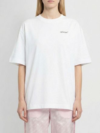 Off-white T-shirt Half Arrow Skate Off-White in cotone con logo