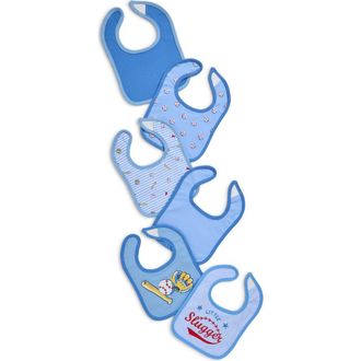 Little Me 6-Pack Assorted Home Run Bibs in Blue at Nordstrom Rack, Size 0-12 M