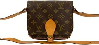 Louis Vuitton Pre-owned Vintage Crossbody Tas - Dames - Vintage Schoudertas - Bruin - ONE Size - Leer - Vintage