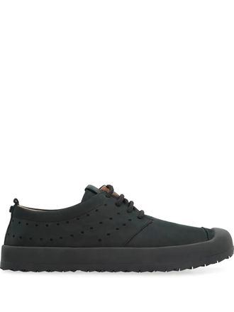 Volta Su&egrave;de low-top sneakers - Zwart