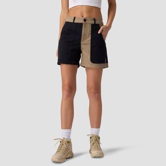 Backcountry Venture Patch Short - Womens in Black/fallen Rock at Nordstrom, Size 10