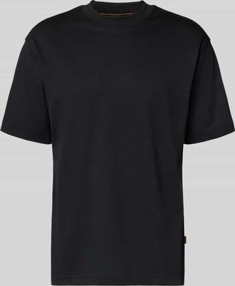 Boss Orange by Hugo Boss BOSS Orange Regular Fit T-Shirt aus Baumwoll-Mix Modell TEETIM in Black, Größe XXL