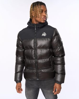 Kings Will Dream Mens Summs Puffer Jacket in Black - Size X-Large