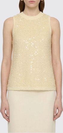 Semicouture Top Semicouture in tweed di misto cotone con paillettes