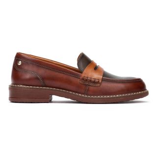 Pikolinos Aldaya Loafer - Dames - Loafers - Bruin - 36 EU - Leer - Schoenen