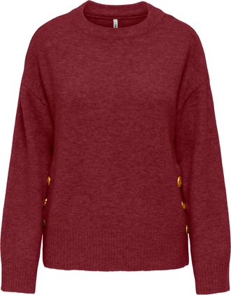 Only Strickpullover »ONLRENE LIFE LS BUTTON O-NECK CC KNT«