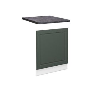 Vicco Panel Frontal Fame-line, Verde Dorado Casa De Campo, 60 Cm, Et Antracita Vicco