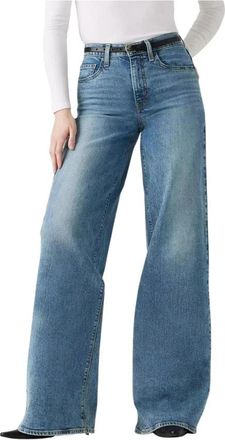 Levi's Straight Jeans - Dames - Loose Fit Jeans - Blauw - W29 L32 - Denim - Jeans