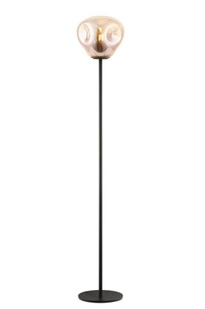 Netlighting Nina 1 Light Floor Lamp Gold Black