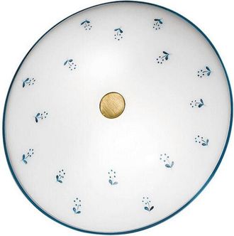 Kolarz Kolarz - Nonna - L&aacute;mpara De Techo Empotrada Con Dise&ntilde;o De Vidrio Estilo Caba&ntilde;a, Lat&oacute;n Antiguo, 2x E14