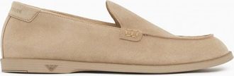 Emporio Armani Mens Branded Loafers Beige - Cream - Size: 11