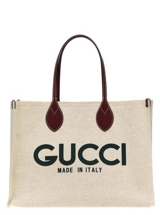 Gucci Beige Logo Tote