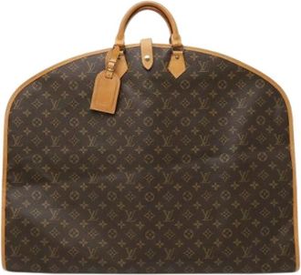 Louis Vuitton Pre-owned Weekend Bag - Dames - Vintage Weekendtas - Bruin - ONE Size - Leer - Vintage
