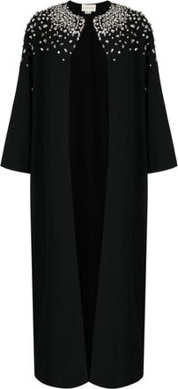 Sachin & Babi Calliope crystal-embellished coat - women - Polyester - S - Black