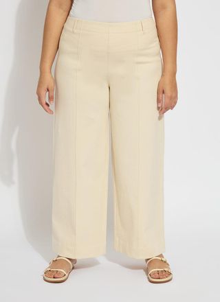 Lyss&eacute; Nova Hi Waist Pintuck Denim Curvy - Coco Clay (29.5 Inseam)
