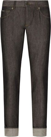Dolce & Gabbana slim-fit jeans - men - Cotton - 46 - Grey