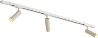 QAZQA Qazqa Sistema De Iluminaci&oacute;n De Riel Moderno Con 3 Focos Blanco