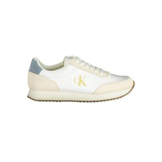 Calvin Klein Sneakers, male, White, Size: 12 US White Polyester Sneaker