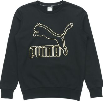 Puma Classics logo Sweater Black Yellow 595892-56