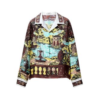 Versace Casual Shirts, male, Multicolor, Size: XL Shirt Versace