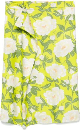 Kenzo Gonna midi Kenzo Peonies - Verde