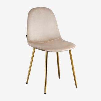 Sklum Set Di 4 Sedie Da Pranzo Glamm Sklum Dorato