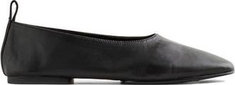Madewell Freja Two Piece Ballet Flat in True Black at Nordstrom, Size 9.5