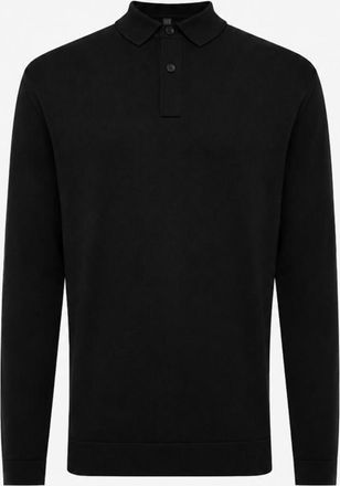 Genti Polo Longsleeve | Zwart