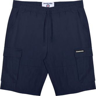 Lambretta Heren Utility SS25 Cargo Shorts (Marine)