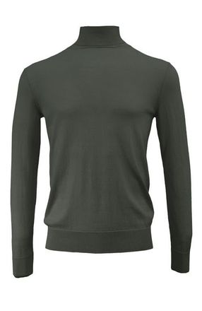 Lords of Harlech Ronan Merino Wool Turtleneck Sweater in Sage at Nordstrom, Size Xx-Large