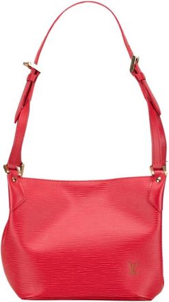 Louis Vuitton Pre-owned Leren Schoudertas - Dames - Vintage Schoudertas - Rood - ONE Size - Leer - Vintage