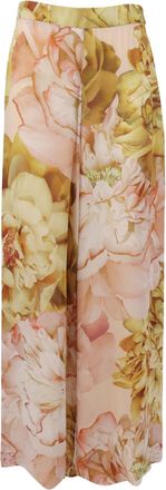 Clips Floral Print Straight-Leg Pants
