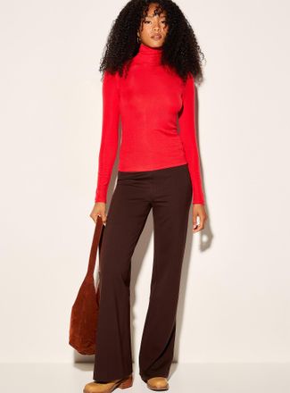 Icone Womens Ultra-soft turtleneck T-shirt