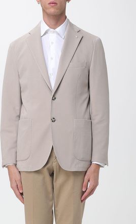 Manuel Ritz Blazer monopetto in tessuto tecnico con tasche a toppa