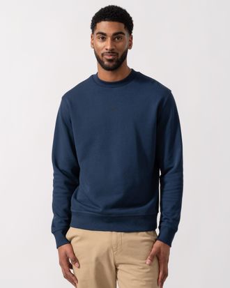 Boss Orange by Hugo Boss WeSmall Crew Sweatshirt in Donkerblauw