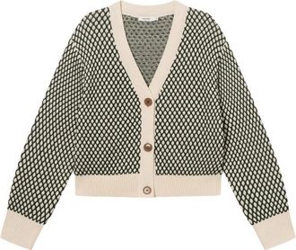 Dedicated Cardigan Kanan Bubble Knit Cardigan f&uuml;r Damen | grau