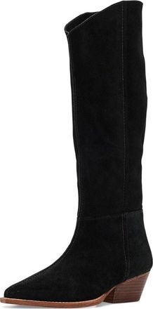 Free People Womens Sway Low Slouch Boots 2.0 Western, Black