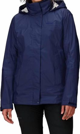 Marmot Womens Precip Eco Jacket In Navy