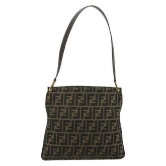 Fendi Pre-owned Vintage Schoudertas - Dames - Pre-owned - Bruin - Maat: ONE Size Leer