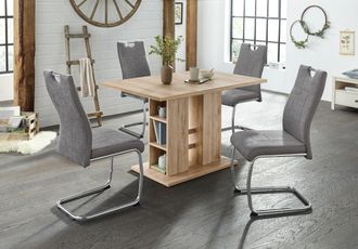 Hela Essgruppe »ALINA G« Set, 5 Stk. tlg. bestehend aus einem Tisch und 4 Stühlen