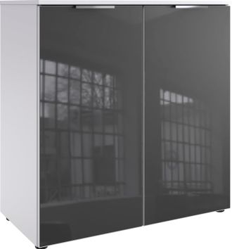 Wimex Kommode »Level36 C by fresh to go« mit Glaselementen auf der Front, soft-close Funktion, 81cm breit