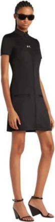 Courr&egrave;ges Logo Pocket Dress - Dames - Korte kleedjes - Zwart - S - Kleedjes