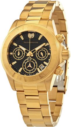Technomarine Manta Chronograph Quartz Black Dial Ladies Watch TM-219014