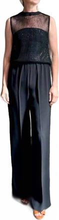 Forte_Forte Matte Anvers Satin Smoking Pants In Lichene