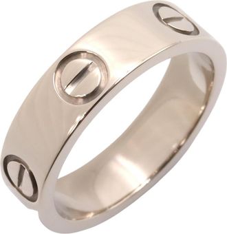 Cartier Silver White Gold (18K) Band Ring (Pre-Owned)