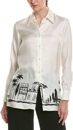 Officine G&eacute;n&eacute;rale Catherine Silk Shirt